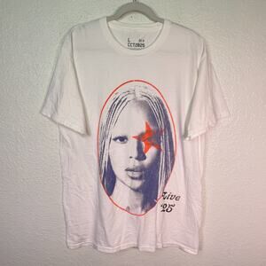 Beyonce Cowboy Carter Tour Shirt Large Yaya White Tee CCT 2025 Concert Merch L